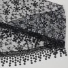 Anna-Kaci Lightweight Lace Floral Head Scarf Fringe Triangular Shawl Scarf Wrap Bandana for Women - 3 of 4