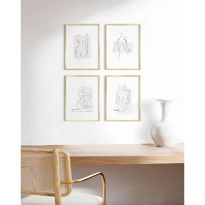10x10 Black Aluminum Wall Mount Picture Frame