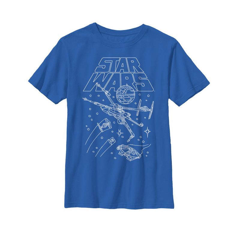 Boy's Star Wars Star Ship Meeting T-Shirt, 1 of 5