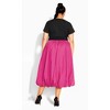Women's Plus Size Paris Days Dress - sangria | CITY CHIC - 4 of 4