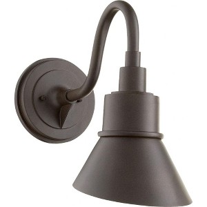 Quorum Lighting Torrey Lantern, 1 Light, Oiled Bronze, Wet Rated - 1 of 1