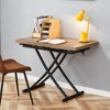 Lift Coffee Table Center Table Dining Table Multifunctional Office Table Dressing Table Reading Desk Accent Table with Adjustable Height - ModernLuxe - 2 of 4