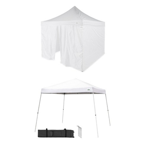 Caravan Canopy V series 12 X 12 2 Slant Leg Sidewall Kit V series Ii 12 X 12 Entry Level Angled Leg Instant Canopy For Recreational Uses Target