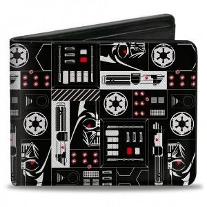 Adult Star Wars Darth Vader Icons Vegan Leather Bi-Fold Wallet - 1 of 1