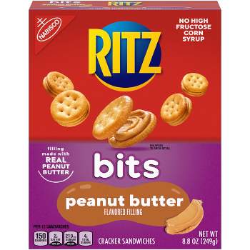 Ritz Bits Cracker Sandwiches with Peanut Butter - 8.8oz