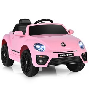 Infans 12V Kids Ride On Car Licensed Volkswagen Beetle w/ Remote Control & Music - 1 of 4