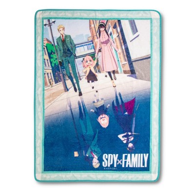  JUST FUNKY Spy x Family Manga Anime Anya Yor Loid Forger Plush  Fleece Soft Throw Blanket