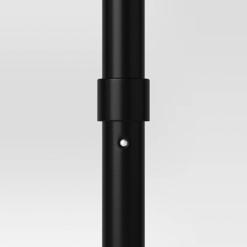 6' Round Outdoor Patio Market Umbrella with Black Pole - Room Essentials™, 6 of 8