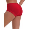 INSPIRE CHIC Women's Mid-Waisted Modal Solid Cotton Soft Breathable Full Coverage Briefs 2 Packs - 2 of 4