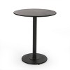 Terra Nova Outdoor 3pc Bistro Set: Matte Black, Curved Iron Frame, Round Table - Christopher Knight Home - 4 of 4