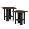 HOMLUX 1/2 Pack Bedside Nightstand End Sofa Table w/ Drawer & Open Shelf for Living Room - 2 of 4