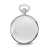 Black Bow Jewelry Charles Hubert Polished Stnlss Steel Skeleton Dial 54mm Pocket Watch - 2 of 3
