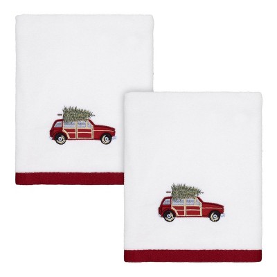 Woody Wagon 2 Pc Hand Towel Set