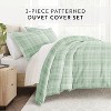 Modern Geometrics & Thatch Pattern 3PC Duvet Cover & Shams Set, Ultra Soft, Easy Care - Becky Cameron - 2 of 4