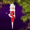 Italian Ornaments 7.0 Inch Santa Called Her Stunning Italian Holiday Fashion Tree Ornaments - 2 of 3