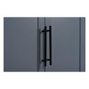Modern Freestanding Kitchen Pantry，2 Adjustable Shelves and 2 Door Shelves for Dining, Kitchen, Gray - 2 of 4