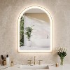 Arched LED Bathroom Mirror, Bathroom Mirrors with Anti-Fog, with Frontlit and Backlit Dimmable LED Mirror for Bathroom - 2 of 4