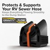 Camco Sidewinder RV Sewer Drainage Hose Support, 20-Foot Telescoping & Foldable Hose Holder, Camping Accessory for Trailer and Camper - 4 of 4