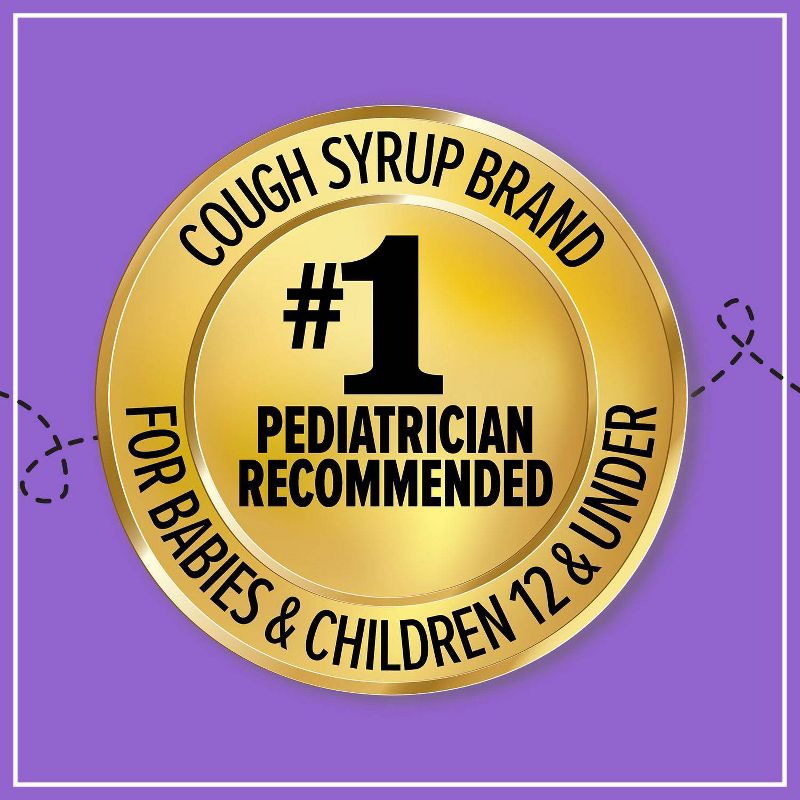 Zarbee&#39;s Baby Cough Syrup + Immune with Honey &#38; Zinc - Natural Grape Flavor - 2 fl oz, 4 of 13