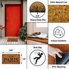 Evideco French Home Goods Sheltered Front Door Mat Coir Coco Fibers Rug 24x13 - 3 of 4