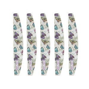 Unique Bargains Half-moon HD-001 Nail Files 5 Pcs - 1 of 4