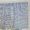 RLF Home 100% Cotton Crosswell Tailored  Unlined Windows Rod Pocket Valance 51" x 12"  Blue - 4 of 4