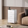 GALAXHERO Nightstand with 3 Drawers – Fabric Dresser Storage Organizer for Bedroom, Hallway, Entryway, Closets - 2 of 4