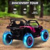 2 Seater Ride On UTV, Kids Electric Ride On Car,  24V Powered Riding Toy UTV, Off-Road UTV Toy with Remote Control, LED Lights, Music for Toddlers 3+ - 4 of 4