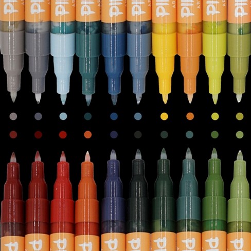 Posca 16-Color Acrylic Paint Marker Set, Fine