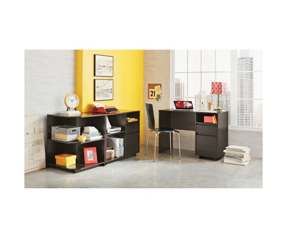Storage Desk Espresso Room Essentials 153 Buy Online In