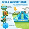 Tangkula Inflatable Water Slide  Blowup Water Park with Dual Slides Climbing Wall  Large Splash Pool & Dual Water Cannons (Without Blower) - 4 of 4