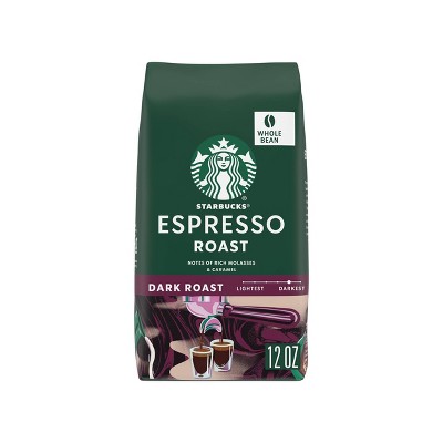 Starbucks Dark Roast Whole Bean Coffee — Espresso Roast — 100% Arabica — 1 bag