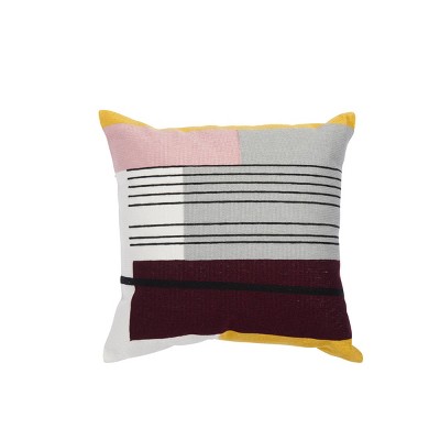 18"x18" Kenzo Colorblock Striped Square Throw Pillow - Sure Fit