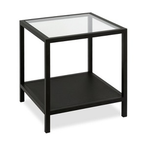 22' Metal Side Table in Black - Henn&Hart - 1 of 4