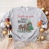 Simply Sage Market Women's Graphic Sweatshirt Saddle Your Jingle Horse - 3 of 4