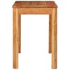 vidaXL Dining Table 43.3 in.x21.7 in.x29.9 in. Solid Wood Acacia - 3 of 4