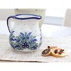 Blue Rose Polish Pottery 7C WR Unikat Pitcher - 2 of 2