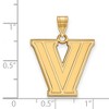 Black Bow Jewelry 10k Yellow Gold Villanova Wildcats NCAA Large Pendant - 2 of 3