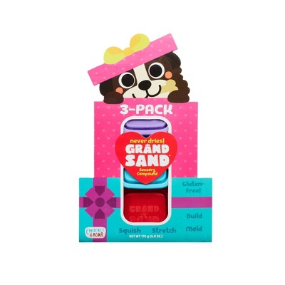 Chuckle & Roar Grand Valentines Sand Art - 3pk