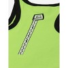 Invader Zim Gir Sleeveless Green Cropped Tank Top - 4 of 4