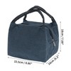 Unique Bargains Reusable Insulated Lunch Box with Zip Closure, Leakproof Foldable for Work Office Picnic - 3 of 4