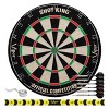 Viper Metropolitan Sisal Fiber Bristle Dartboard and Cabinet Bundle Standard Set - Mahogany - 3 of 3