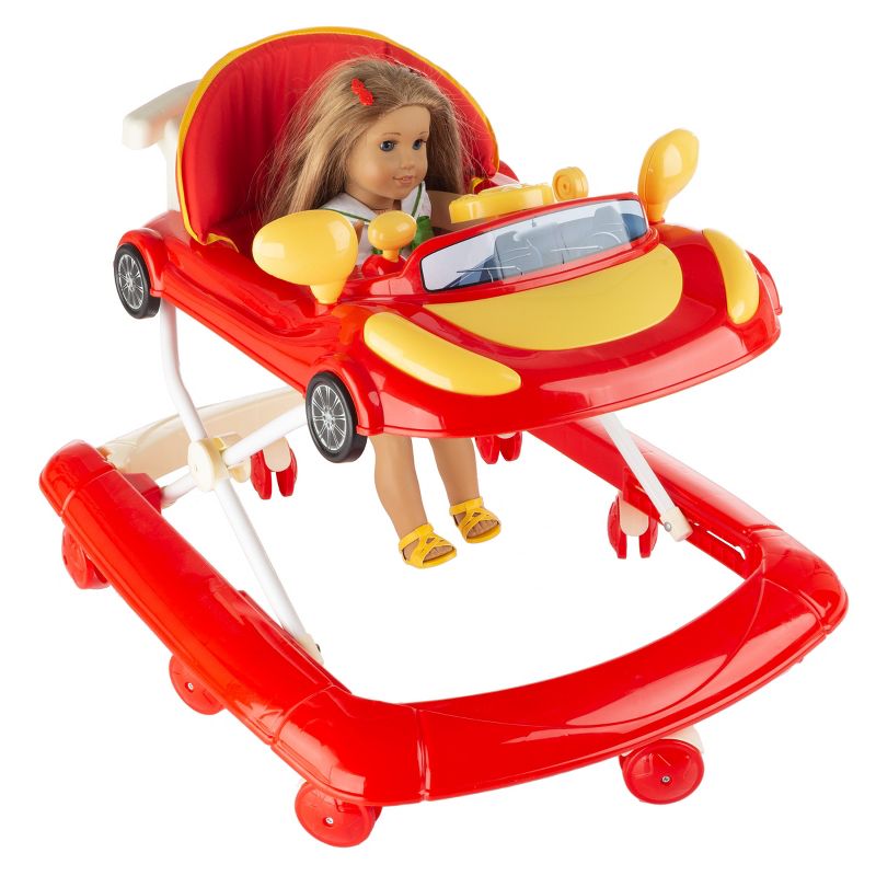 Toy Time Doll Walker-Baby Doll and Stuffed Animal Mobile Push Toy with Fun Car Design, 1 of 7
