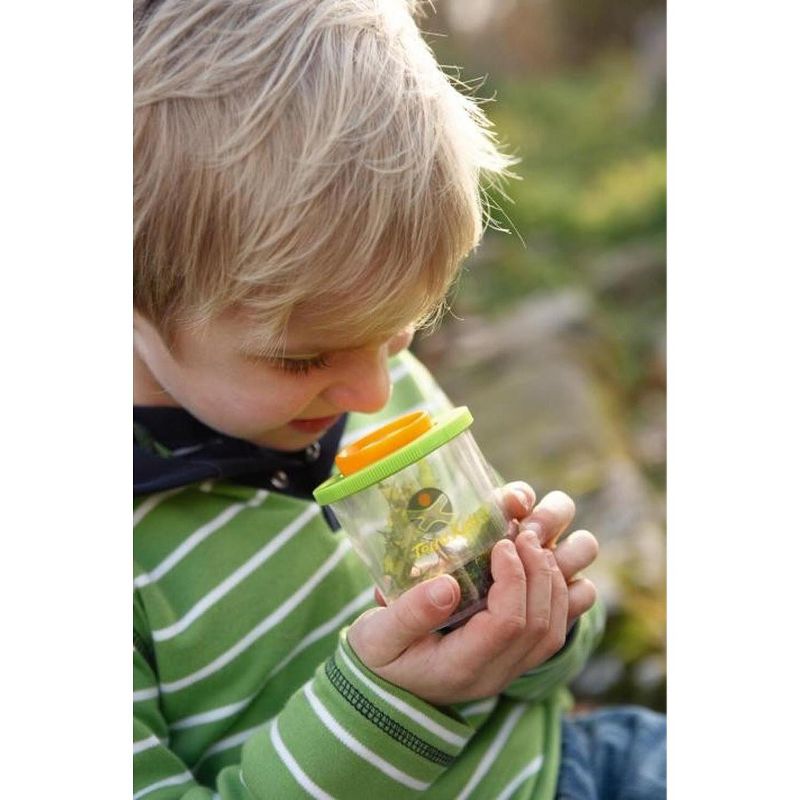 HABA Terra Kids Beaker Magnifier Clear Bug Catcher with two Magnifying Glasses, 2 of 3