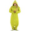 HalloweenCostumes.com Dr. Seuss The Grinch Jumpsuit with Hood Costume Adult - 2 of 3