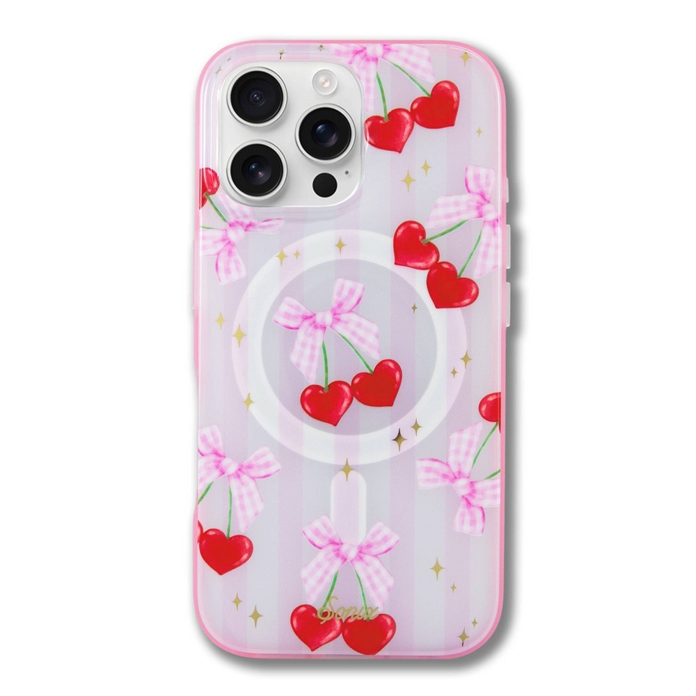 Sonix iPhone 16 Pro MagSafe Case - Coquette Cherries