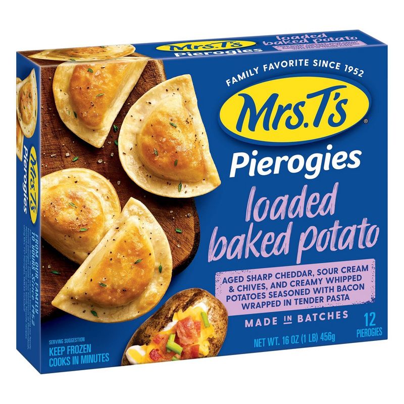 Mrs.T's Pierogies Loaded Frozen Baked Potato - 16oz, 1 of 5