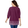 Woman Within Embroidered Pintuck Tunic - 3 of 4