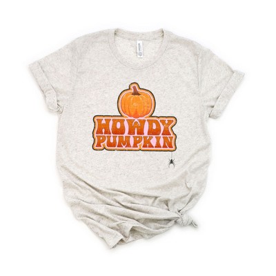 Simply Sage Market Women's Howdy Pumpkin Stacked Short Sleeve Graphic Tee