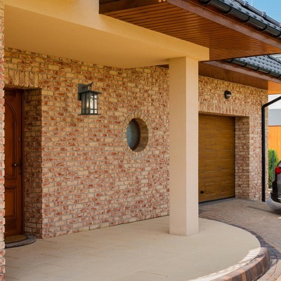 Matte Bronze 16" Arlington Creek Outdoor Wall Lantern with Seedy Glass